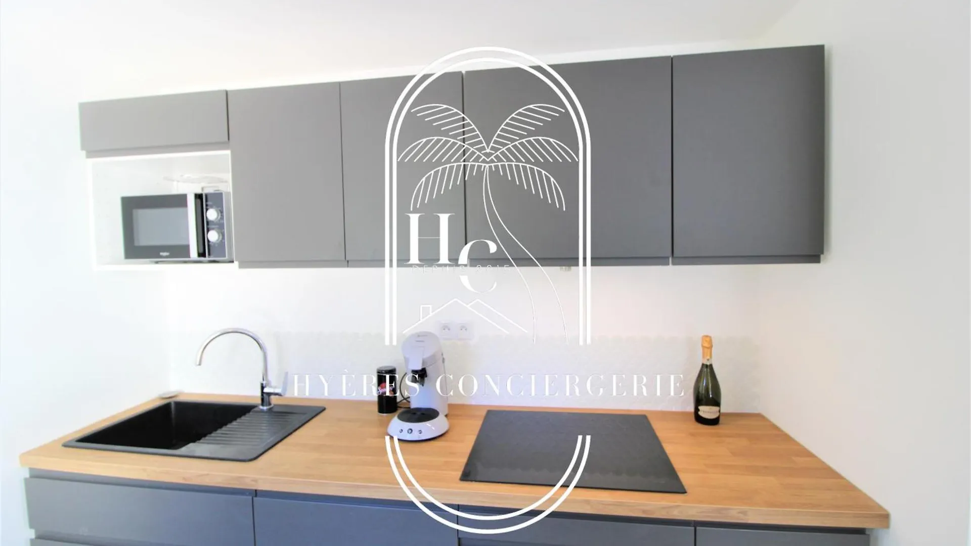 Appartements Plage Des Oursinieres Pieds Dans L'Eau Plage-Parking-Wifi By Hc Le Pradet Apartment
